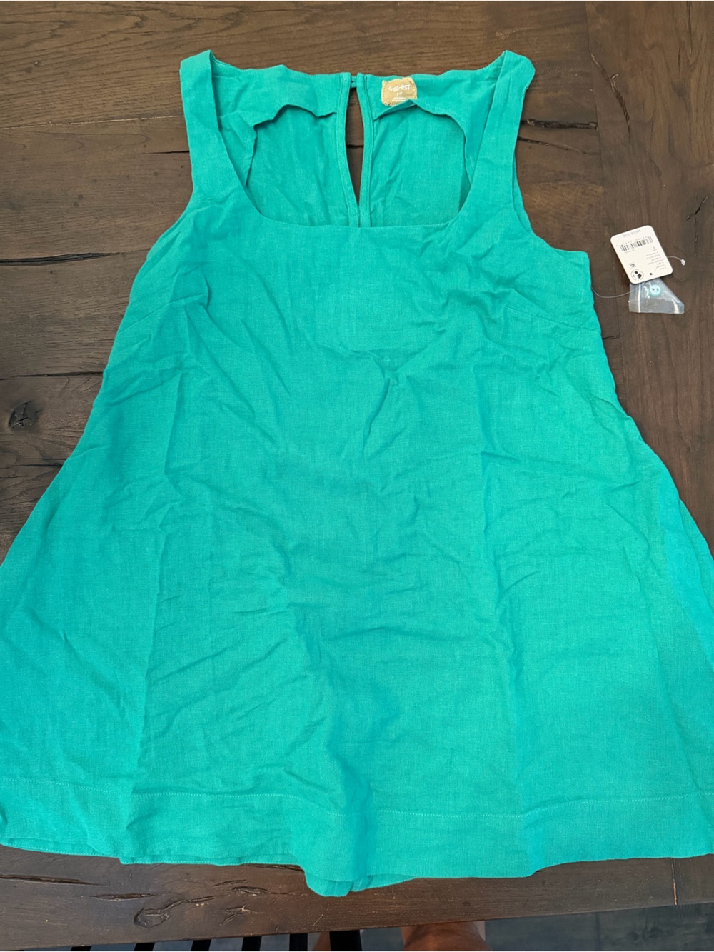 Free People Breezy Linen Mini Dress
